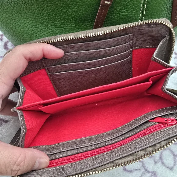 Dooney & Bourke Green and Gray Women's Bag Set - Picture 5 of 14